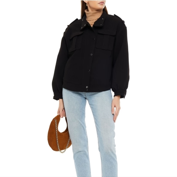 ba&sh Swing Jacket Black Size Small - Picture 2 of 7